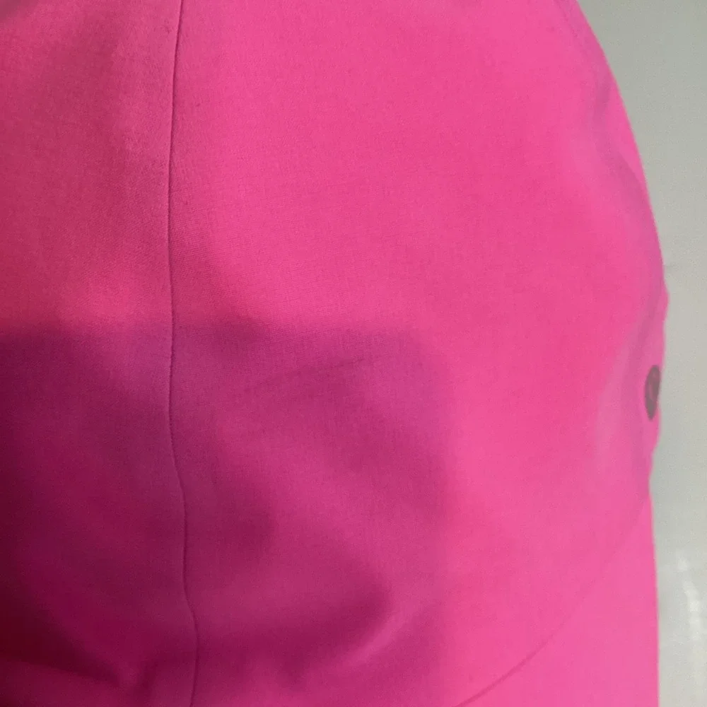 Lululemon Fast and Free Run Hat Womens Pink Adjustable Reflective Running Cap OS